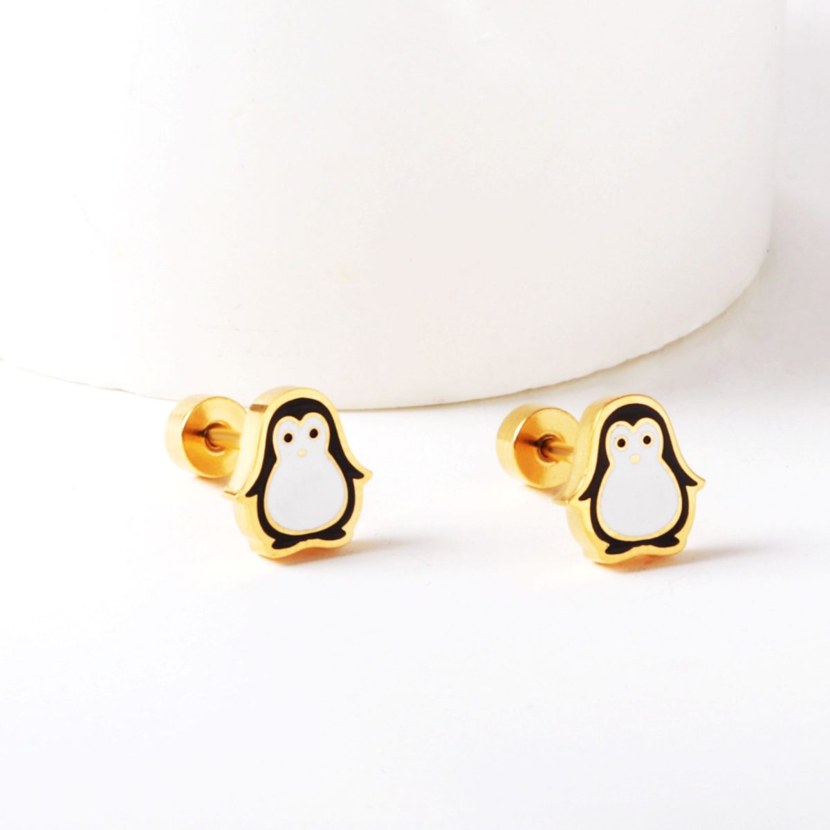Detské náušnice z chirurgickej ocele PINGUI 3