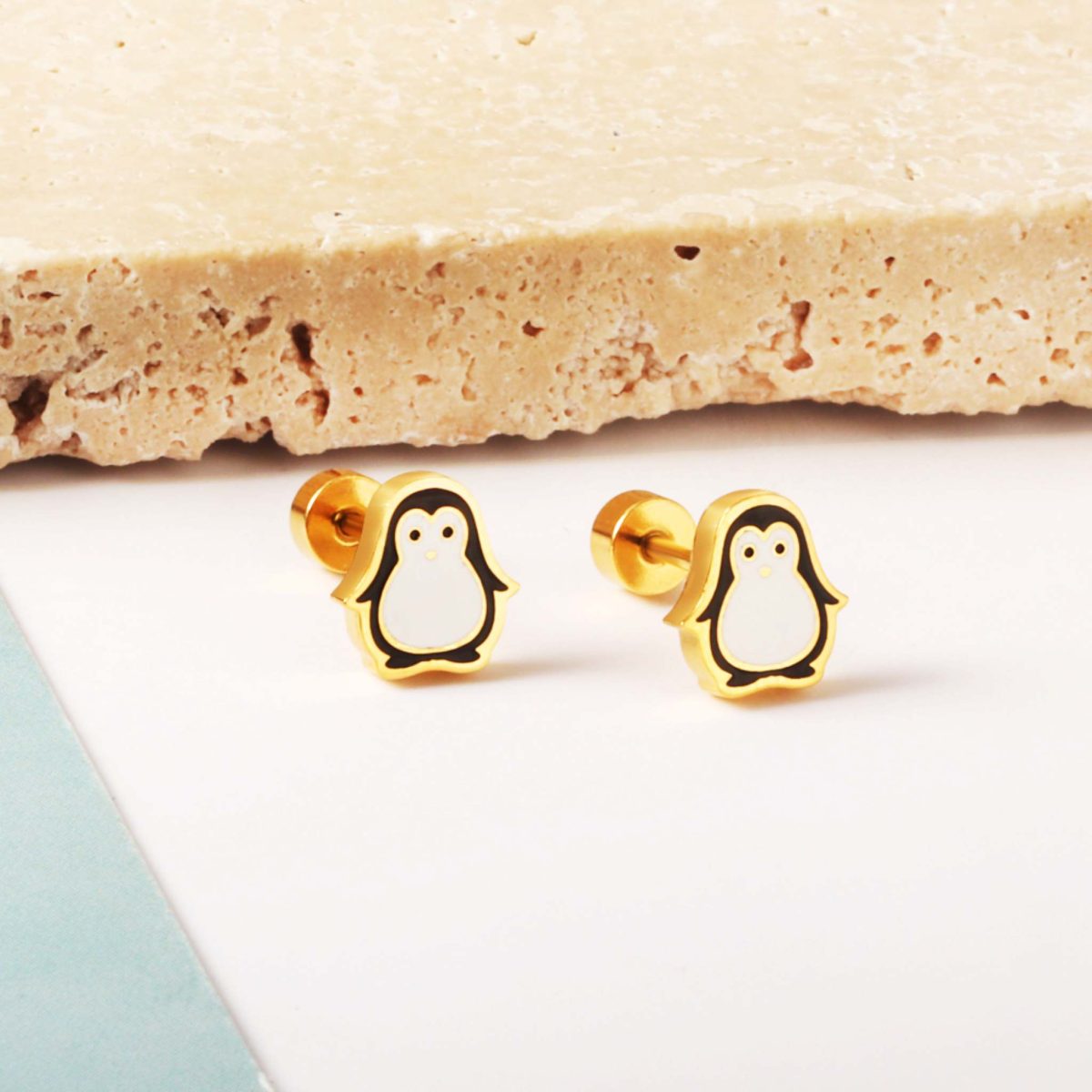 Detské náušnice z chirurgickej ocele PINGUI 5