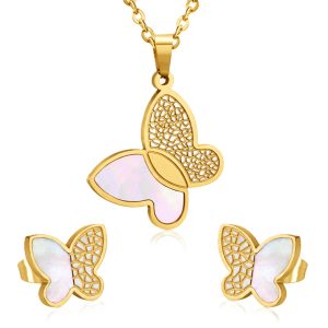 Detský set z chirurgickej ocele CRYSTAL