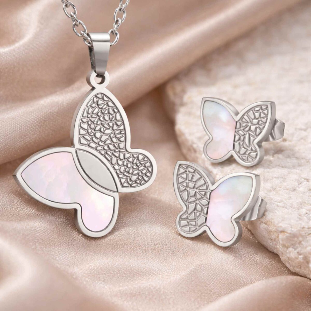 Detský set z chirurgickej ocele CRYSTAL 6