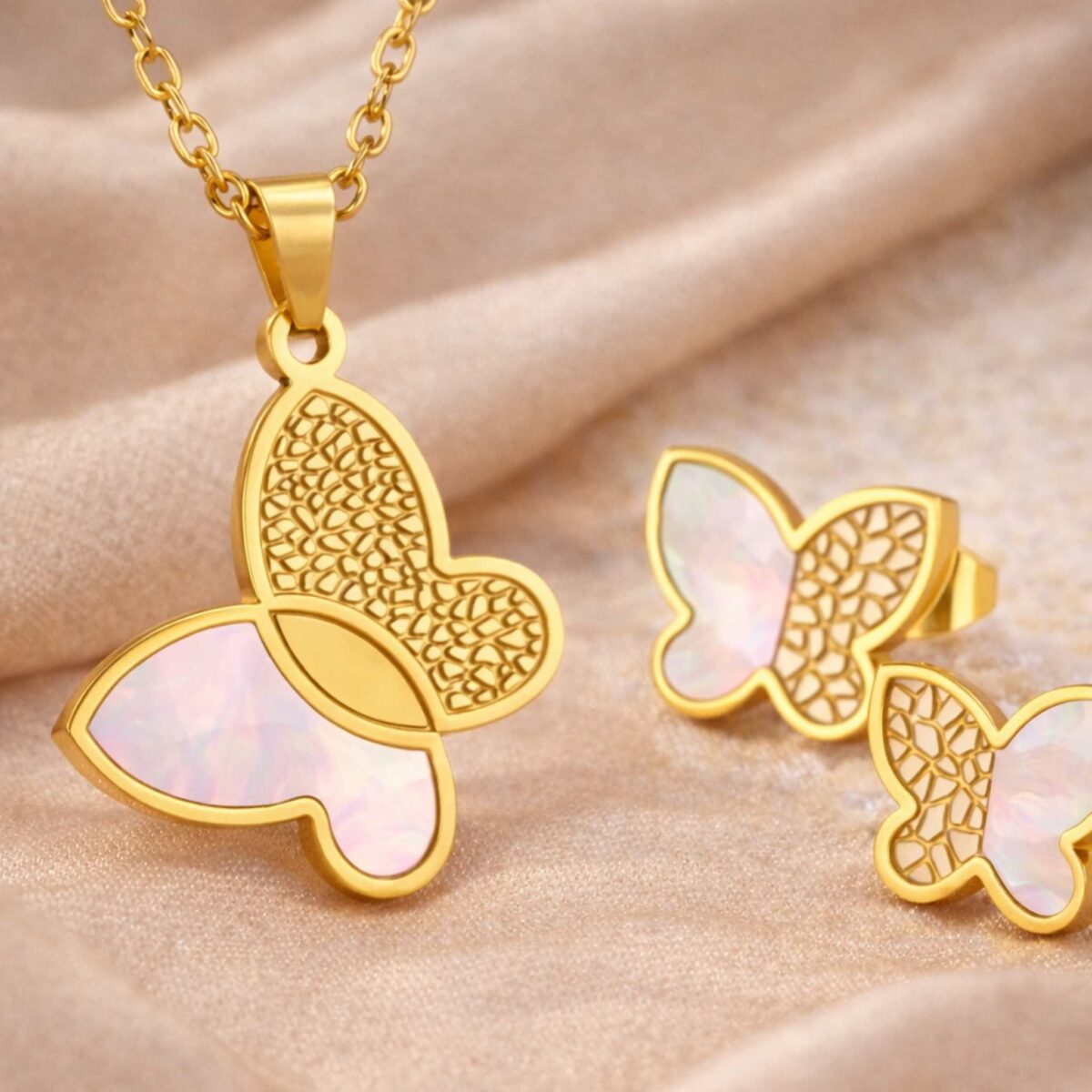 Detský set z chirurgickej ocele CRYSTAL 7