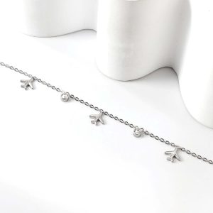 Náramok JOKA z chirurgickej ocele s príveskom lietadla
