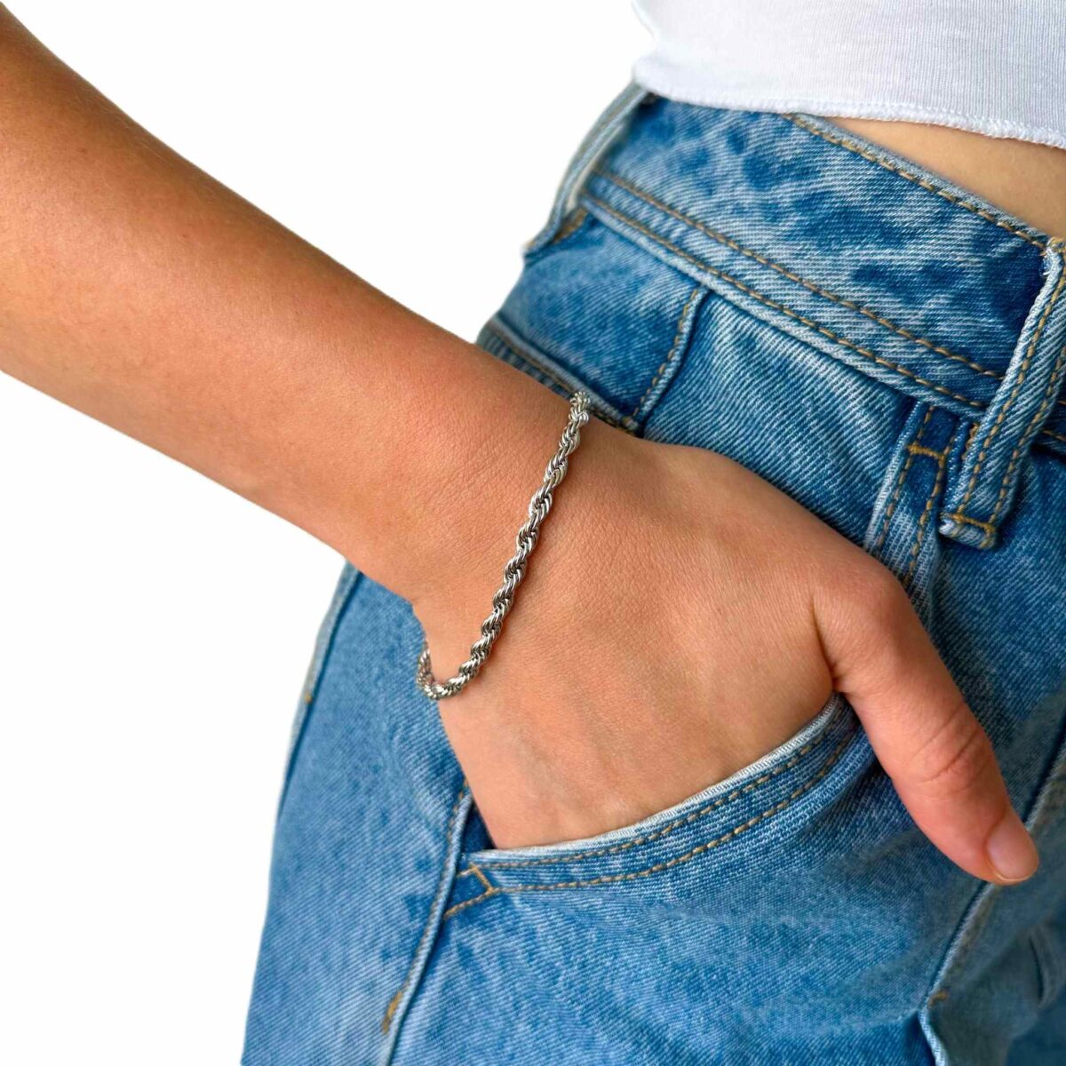 Náramok PEREA v rope chain dizajne z chirurgickej ocele
