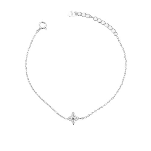 Dámsky strieborný náramok FLORA
