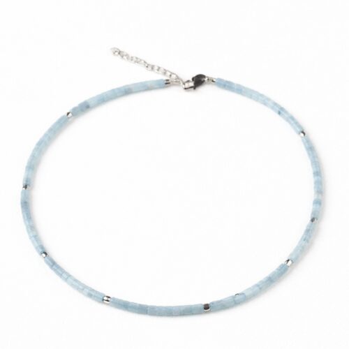 Dámsky náhrdelník z prírodného kameňa SKYBLUE
